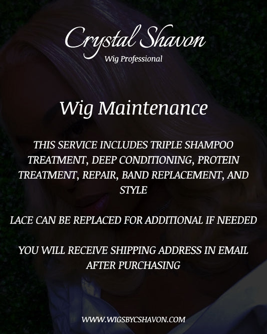 Wig Maintenance